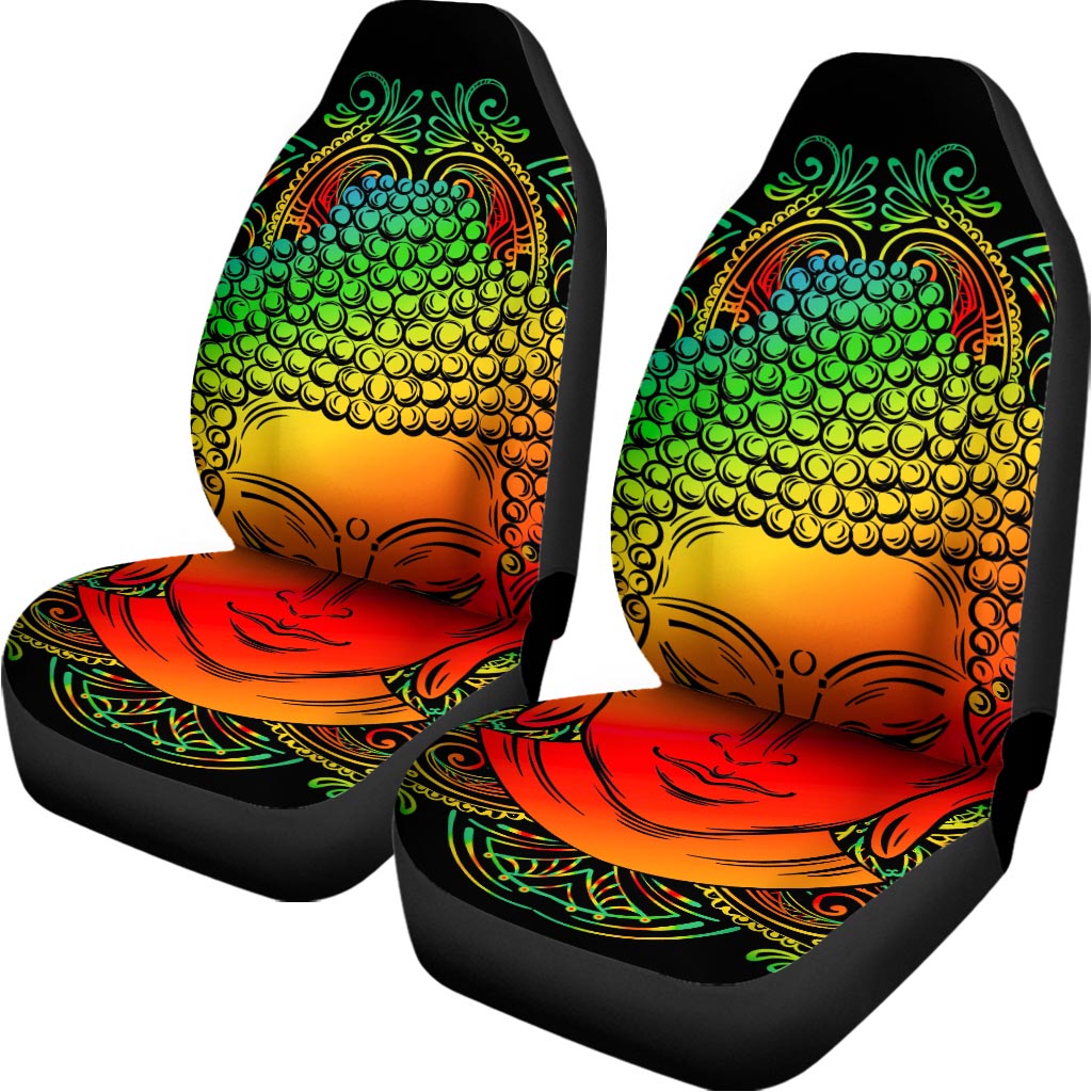 Reggae Buddha Print Universal Fit Car Seat Covers