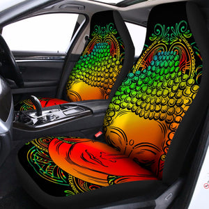Reggae Buddha Print Universal Fit Car Seat Covers