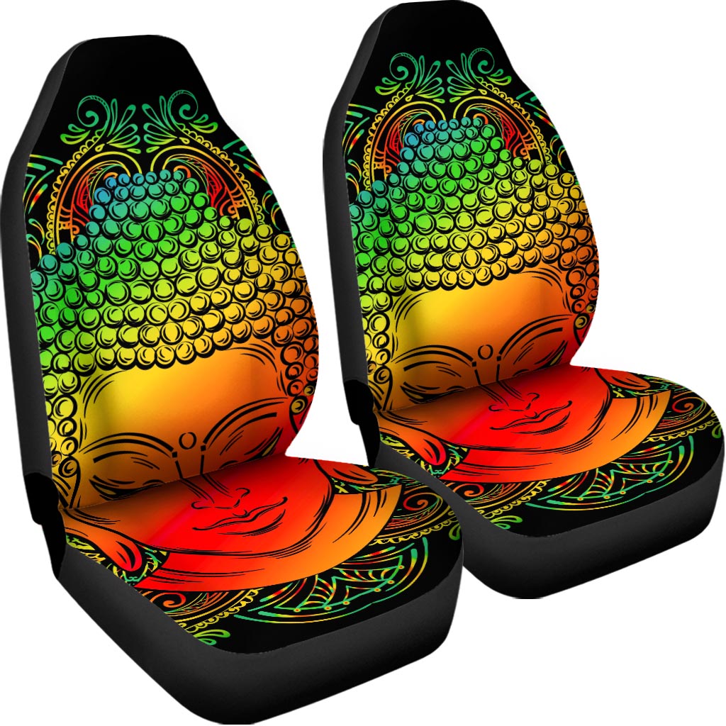 Reggae Buddha Print Universal Fit Car Seat Covers
