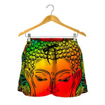 Reggae Buddha Print Women's Shorts