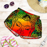 Reggae Buddha Print Women's Shorts