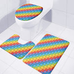 Reiki And The 7 Chakras Pattern Print 3 Piece Bath Mat Set