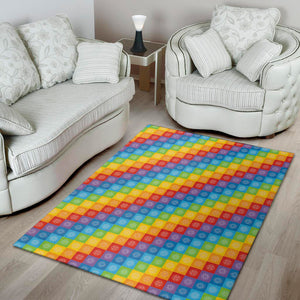 Reiki And The 7 Chakras Pattern Print Area Rug