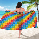 Reiki And The 7 Chakras Pattern Print Beach Sarong Wrap