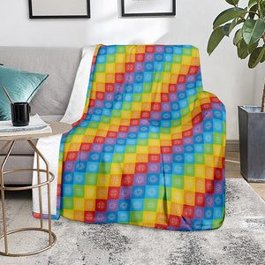 Reiki And The 7 Chakras Pattern Print Blanket