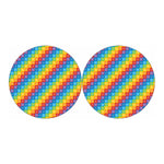 Reiki And The 7 Chakras Pattern Print Car Coasters