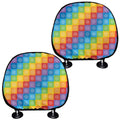 Reiki And The 7 Chakras Pattern Print Car Headrest Covers