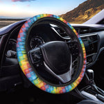 Reiki And The 7 Chakras Pattern Print Car Steering Wheel Cover