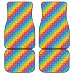 Reiki And The 7 Chakras Pattern Print Front and Back Car Floor Mats