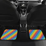 Reiki And The 7 Chakras Pattern Print Front and Back Car Floor Mats