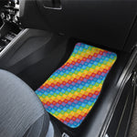 Reiki And The 7 Chakras Pattern Print Front and Back Car Floor Mats