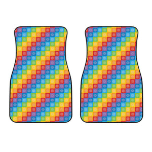 Reiki And The 7 Chakras Pattern Print Front Car Floor Mats