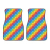 Reiki And The 7 Chakras Pattern Print Front Car Floor Mats