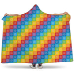 Reiki And The 7 Chakras Pattern Print Hooded Blanket
