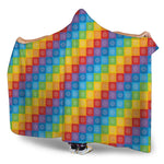 Reiki And The 7 Chakras Pattern Print Hooded Blanket