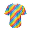 Reiki And The 7 Chakras Pattern Print Men's Baseball Jersey