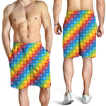 Reiki And The 7 Chakras Pattern Print Men's Shorts