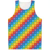 Reiki And The 7 Chakras Pattern Print Men's Tank Top