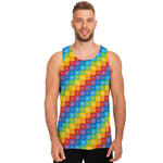 Reiki And The 7 Chakras Pattern Print Men's Tank Top