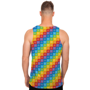 Reiki And The 7 Chakras Pattern Print Men's Tank Top