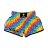 Reiki And The 7 Chakras Pattern Print Muay Thai Boxing Shorts