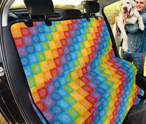 Reiki And The 7 Chakras Pattern Print Pet Car Back Seat Cover