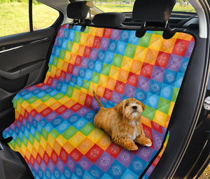 Reiki And The 7 Chakras Pattern Print Pet Car Back Seat Cover