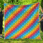 Reiki And The 7 Chakras Pattern Print Quilt