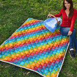 Reiki And The 7 Chakras Pattern Print Quilt