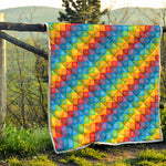 Reiki And The 7 Chakras Pattern Print Quilt