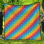 Reiki And The 7 Chakras Pattern Print Quilt