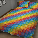 Reiki And The 7 Chakras Pattern Print Quilt Bed Set