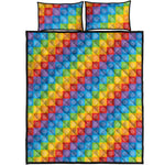 Reiki And The 7 Chakras Pattern Print Quilt Bed Set