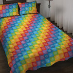 Reiki And The 7 Chakras Pattern Print Quilt Bed Set