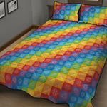 Reiki And The 7 Chakras Pattern Print Quilt Bed Set