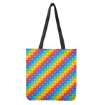 Reiki And The 7 Chakras Pattern Print Tote Bag