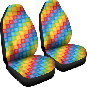 Reiki And The 7 Chakras Pattern Print Universal Fit Car Seat Covers