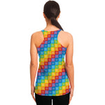 Reiki And The 7 Chakras Pattern Print Women's Racerback Tank Top