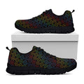 Reiki And The Seven Chakras Print Black Running Shoes