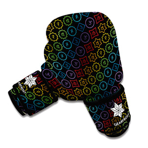 Reiki And The Seven Chakras Print Boxing Gloves