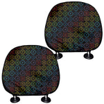 Reiki And The Seven Chakras Print Car Headrest Covers