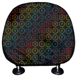 Reiki And The Seven Chakras Print Car Headrest Covers