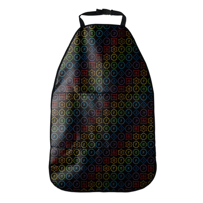 Reiki And The Seven Chakras Print Car Seat Organizers