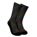 Reiki And The Seven Chakras Print Crew Socks