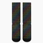 Reiki And The Seven Chakras Print Crew Socks