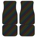 Reiki And The Seven Chakras Print Front and Back Car Floor Mats