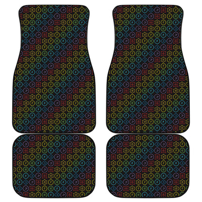 Reiki And The Seven Chakras Print Front and Back Car Floor Mats