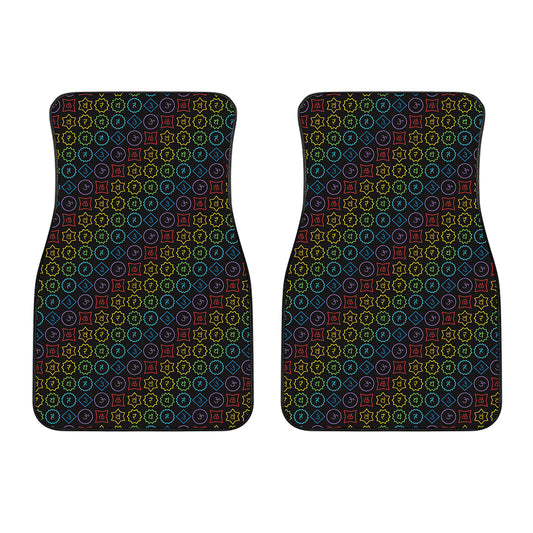 Reiki And The Seven Chakras Print Front Car Floor Mats