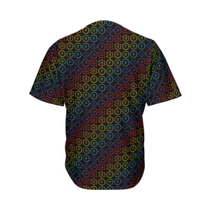 Reiki And The Seven Chakras Print Men's Baseball Jersey