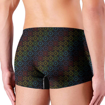 Reiki And The Seven Chakras Print Men's Boxer Briefs